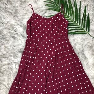 Old Navy Red Polka Dot Dress